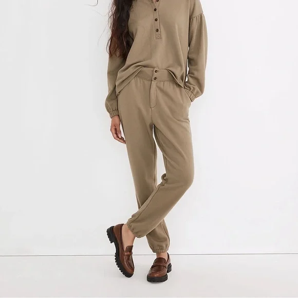 NEW / Madewell (Re)sourced Terry Relaxed Sweatpants - Picture 1 of 9